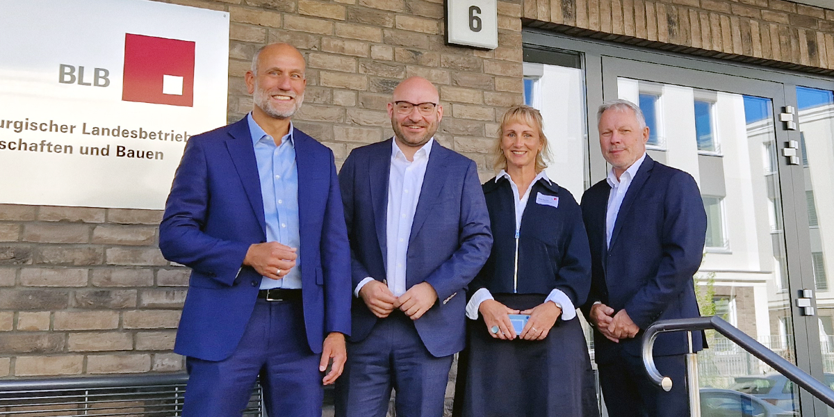 Aktuelles: Innenminister René Wilke besucht den BLB-Hauptsitz in Potsdam
