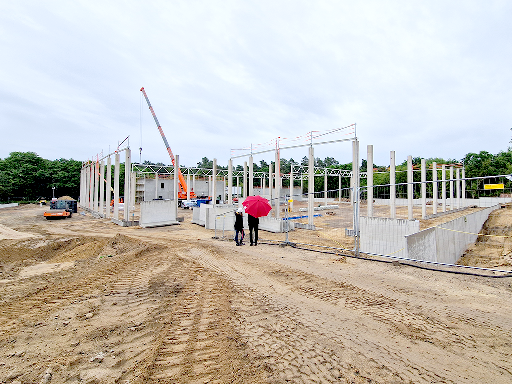 Bild: Baustelle Katastrophenschutzhalle