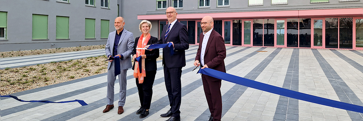 Bild: Einweihung der Anwärterunterkünfte für die Hochschule der Polizei