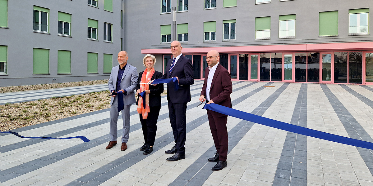 Einweihung der Anwärterunterkünfte für die Hochschule der Polizei