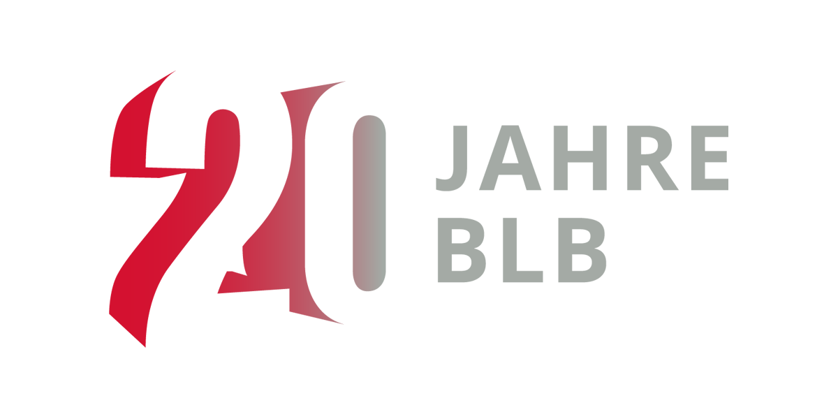 Jubiläumslogo 20 Jahre BLB