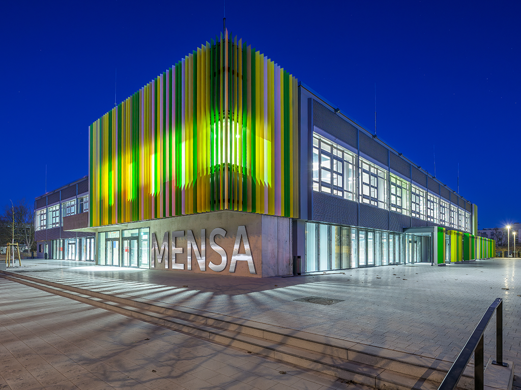 Mensa auf dem Zentralcampus der BTU Cottbus-Senftenberg