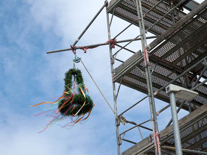 Richtfest für das neue Gebäude der Polizeiinspektion am Flughafen Berlin Brandenburg