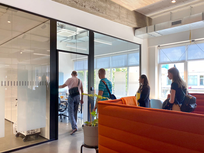 Besichtigung des Co-Working-Spaces in Frankfurt (Oder)