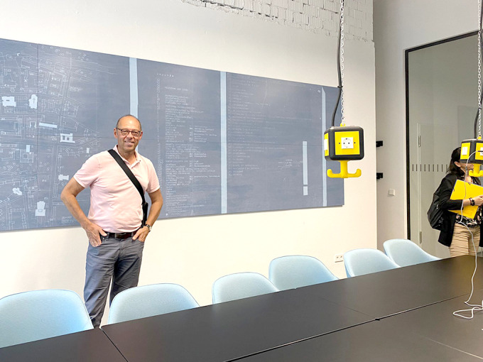 Besichtigung des Co-Working-Spaces in Frankfurt (Oder)